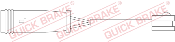 Czujnik zużycia klocka